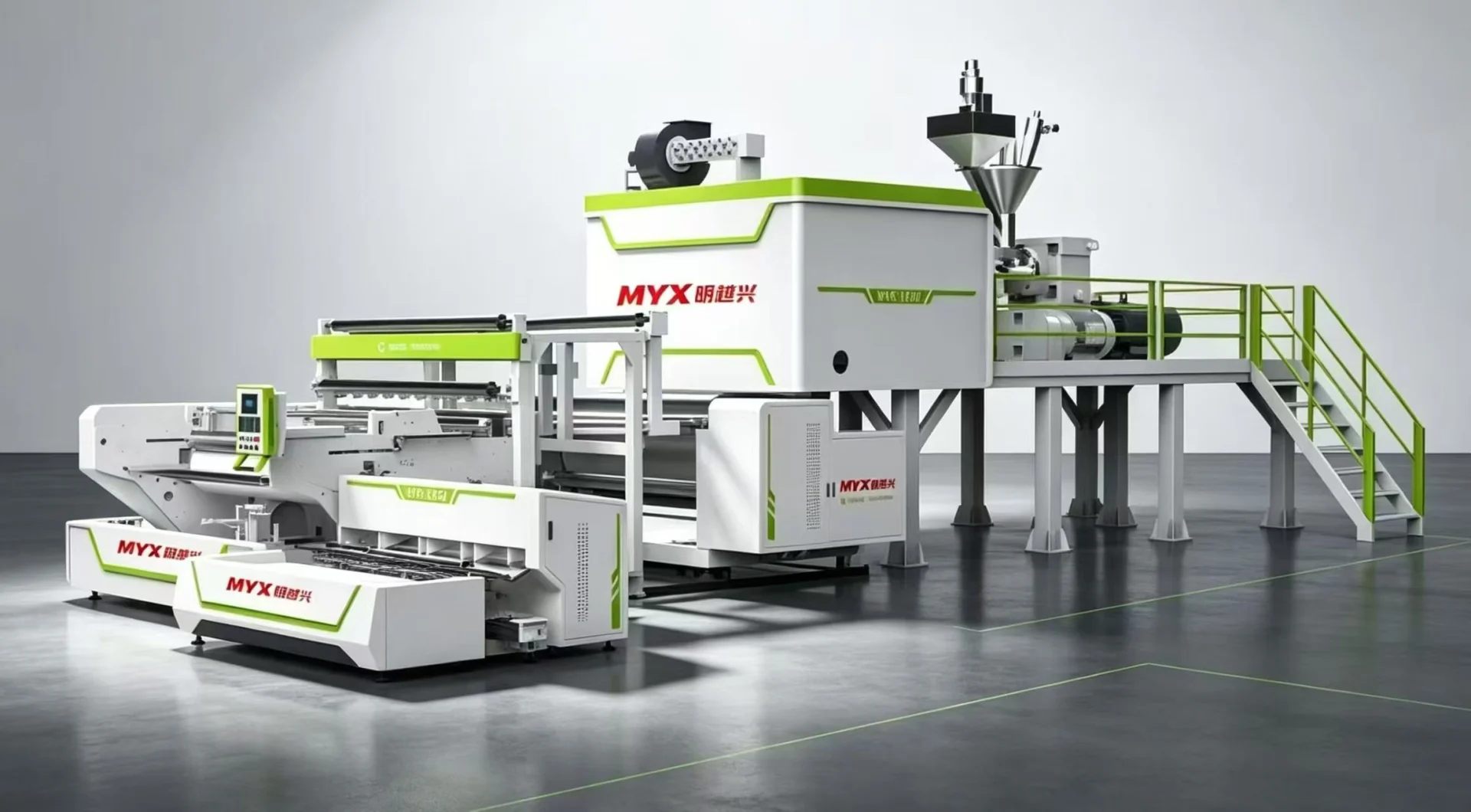 Cast stretch film production line